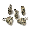 Natural Dalmatian Jasper Pendants G-Z067-02P-06-2