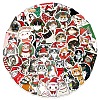 Christmas Cat PVC Waterproof Stickers PW-WG33E9A-01-5