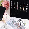 Glass & Acrylic Mobile Straps HJEW-SW00079-01-5