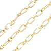 Brass Oval Link Chains KK-C251-27G-1