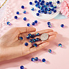 80Pcs AB Color Plated Glass Beads EGLA-TA0013-01B-6