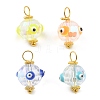 Glass Pendants PALLOY-JF02211-1