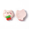 Opaque Resin Cabochons CRES-P023-02E-2