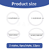 12Pcs 2 Styles  Plastic Bag Handles PURS-FH0001-11-2