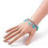 Polymer Clay Heishi Beads Stretch Charm Bracelets BJEW-JB05767-05-4