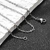 Tarnish Resistant 304 Stainless Steel Women Chain Necklaces NJEW-C079-01C-4