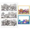 Custom Summer Theme PVC Plastic Clear Stamps DIY-WH0631-0003-1