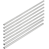 BENECREAT 8Pcs 2 Style 304 Stainless Steel Hollow Bars FIND-BC0005-57-1