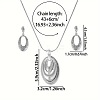 Zinc Alloy Jewelry Sets FS-WG7330E-01-6