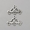 100Pcs Tibetan Style Alloy Chandelier Component Links FIND-WH0431-31G-1