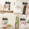 Iron Wall Mounted Hook Hangers HJEW-WH0087-005-4