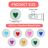 600Pcs Luminous Acrylic Beads MACR-PA0001-23-2
