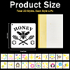 Bees Theme PET Plastic Hollow Out Drawing Painting Stencils Templates Sets DIY-WH0028-66-2