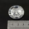 Acrylic Rhinestone Buttons X-BUTT-A013-48L-01-3