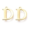 PVD Vacuum Plating  304 Stainless Steel Charms STAS-H112-D-G-1