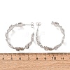 Women's 304 Stainless Steel Stud Earrings SA-CBA4160-25P-5