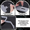 50Pcs Plastic Hanging Merchandise Strips KY-PH0002-22-3