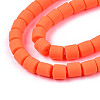 Handmade Polymer Clay Bead Strands CLAY-ZX006-01O-4