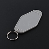 Plastic Blank Motel Keychain KEYC-WH0034-29F-2