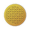 Self Adhesive Gold Foil Embossed Stickers DIY-WH0211-360-1