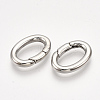 304 Stainless Steel Spring Gate Rings X-STAS-S079-88A-2