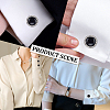 WADORN 1 Set Brass Rhinestone Cufflinks for Men KK-WR0001-11-6