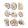 9Pcs Electroplate Natural Citrine Cluster Display Decorations G-H084-01A-2