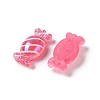 Glitter Plated Resin Cabochons RESI-H163-08B-2