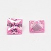 10PCS Mixed Grade A Square Shaped Cubic Zirconia Pointed Back Cabochons X-ZIRC-M004-8x8mm-3