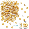 Unicraftale 200Pcs Brass Rhinestone Spacer Beads RB-UN0001-11-3