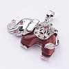 Natural & Synthetic Mixed Stone Pendants G-P268-M-3