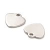 Non-Tarnish Stainless Steel Pendants STAS-L276-01P-04-2