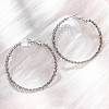 304 Stainless Steel Hoop Earrings EJEW-S250-02B-P-1