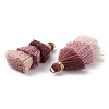 Polycotton Tassel Pendant Decorations GLAA-K060-07KCG-12-2