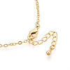 Brass Cable Chain Bracelets for Women BJEW-N032-08F-G-3