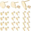 Unicraftale 18 Pairs 3 Style 304 Stainless Steel Stud Earring Findings STAS-UN0030-92-7