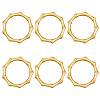 6Pcs Alloy Napkin Rings AJEW-CP0009-05G-1