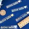 Laser PVC Drive Safe Self Adhesive Car Stickers STIC-WH0013-09B-3