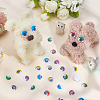 210Pcs 7 Colors Resin Doll Craft Eye DOLL-ME0001-03-3