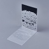 Transparent Clear Plastic Stamp/Seal DIY-WH0110-04F-2