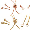 Rack Plating Eco-Friendly Brass Chain Bracelet Making KK-TA0007-84-RS-7