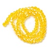 Transparent Electroplate Glass Beads Strands LS-GLAA-F029-2mm-C22-2