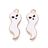 Halloween Theme Alloy Enamel Pendants PALLOY-N176-41A-RS-1