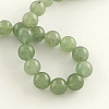 Natural Gemstone Green Aventurine Round Bead Strands G-R265-12mm-2