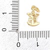 Brass Micro Pave Cubic Zirconia Pendants KK-H525-05B-G-3