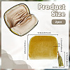 Rectangle Velvet Jewelry Zipper Storage Bags ABAG-WH0709-437B-2