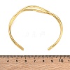 304 Stainless Steel Wavy Cuff Bangles SA-CBA46AF-30G-5