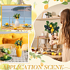 6Pcs Lemon & Blueberry Silk Cloth & Foam Artificial Plants AJEW-GA0009-26-5