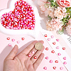 900Pcs 3 Colors Transparent Acrylic Beads TACR-PA0001-20-3