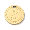 304 Stainless Steel Charms SA-CBA2714-04G-G-1
